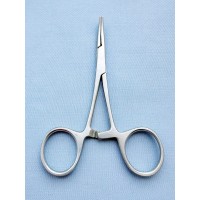 Зажим медицинский изогнутый