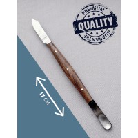 Нож-шпатель для воска с ложкой