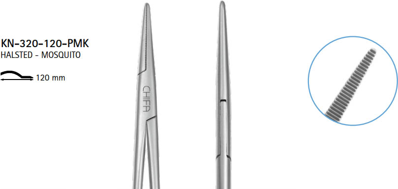 Щипцы лигатурные Холстед Москито KN-320-120-PMK, KN-083-125-XPMK